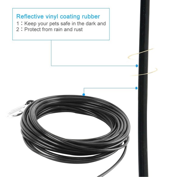 BRAND new sealed Homend Dog Tie Out Cable -100FT - Picture 4 of 9